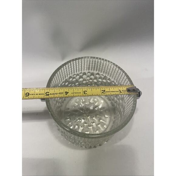 Vintage Mid Century Teleflora Glass Ice Bucket w/ Chrome Handle Made in Taiwan - Picture 6 of 9